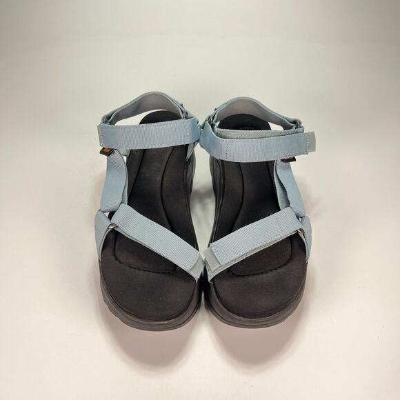 Teva Jadito Universal Sandals Light Blue Gray Platform 1117070 Women's Size 8 - Picture 3 of 9